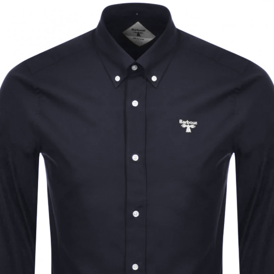 Alternative Image for ProductBarbour Beacon Seathwaite Shirt Navy2